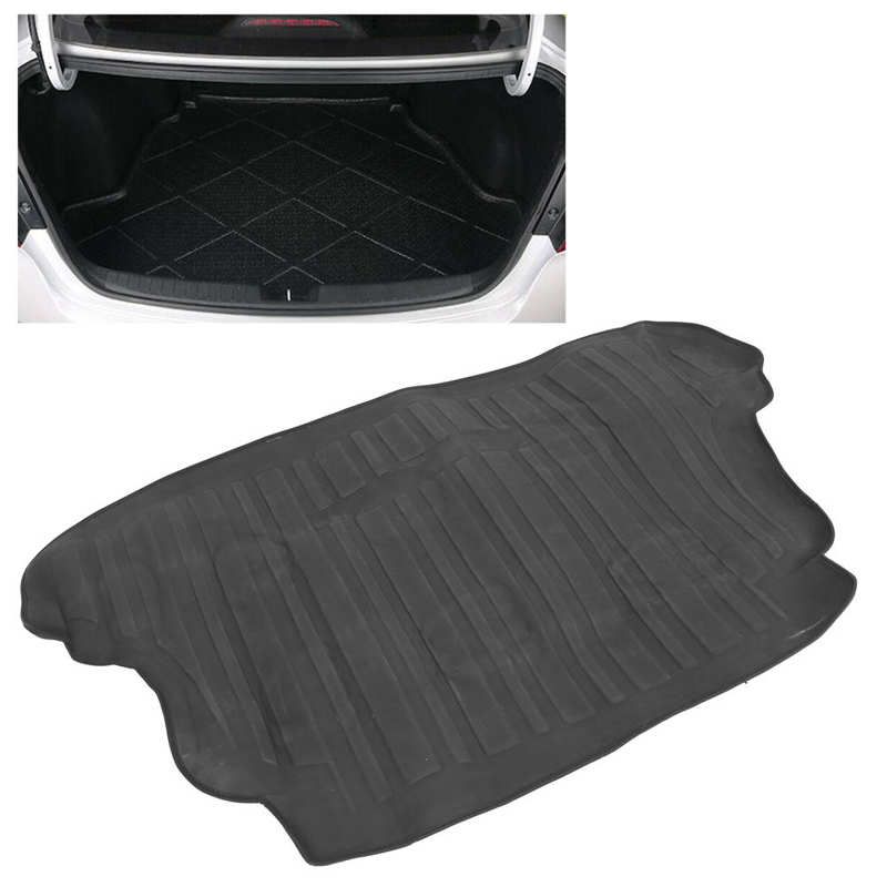 Rear Trunk Liner Boot Tray Mat Floor Cover Carpets Mat PVC Black Pad Fit for Toyota Corolla 2007-2013 Auto