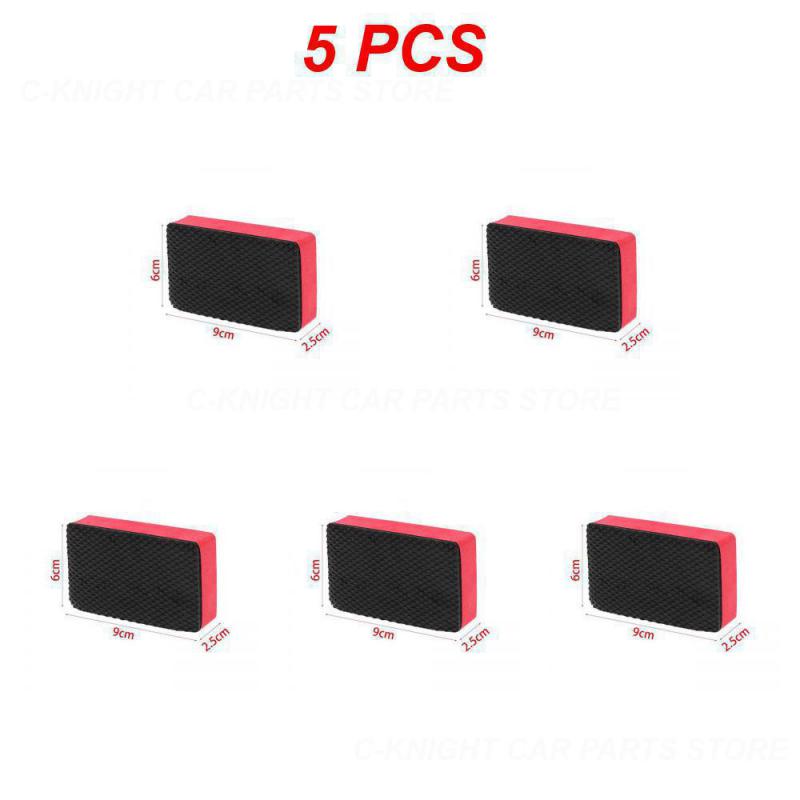 1~5PCS Car Clay Bar Pad Car Detail Cleaning Durable Universal Portable Multifunctional For Car Care Cleaning