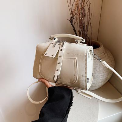 Bolsa feminina de grande capacidade, nova tendência, bolsa de ombro retrô, bolsa estilosa, bolsa crossbody