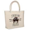 Beach Bag - PLANETEE - Aviation Pilot 'I Can't' - Cotton - Printed In France - Large Capacity