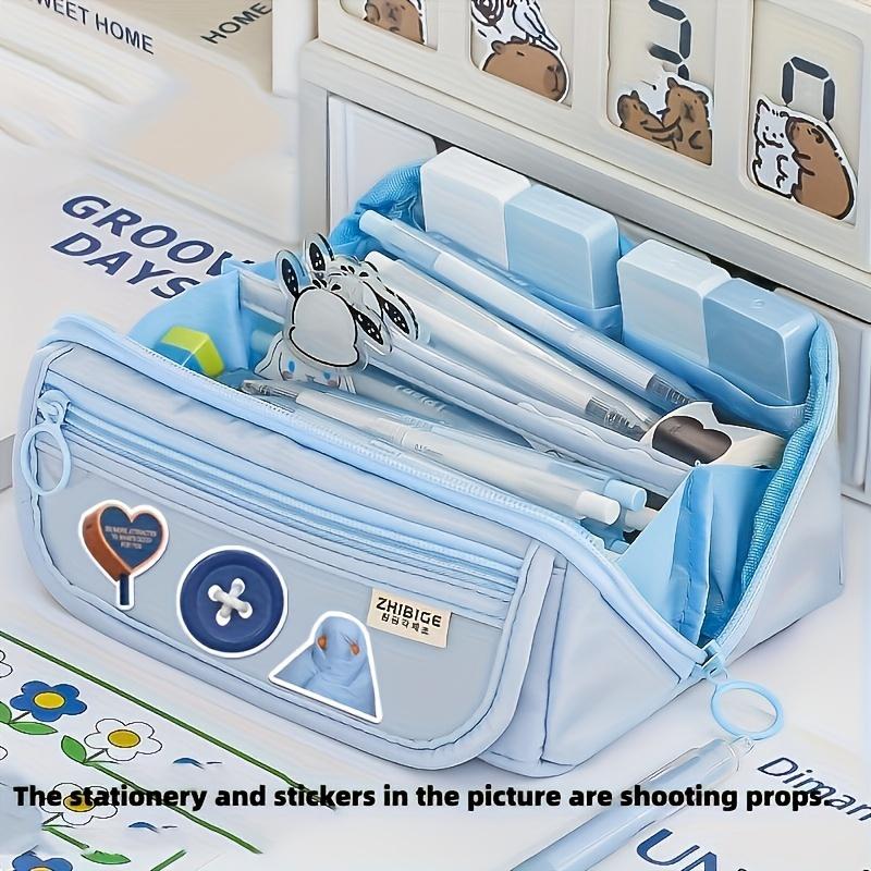 Large Capacity Pencil Case, Multi-layer Stationery Bag, Desktop Stationery Storage Bag, Large Capacity Stationery Box, Handheld