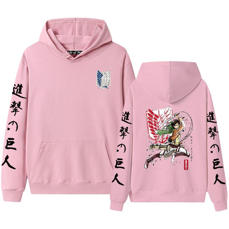 Мужские и женские толстовки с капюшоном и толстовки для пар Advancing Giant Alan Yeager — фото 11