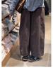 Japanese High-Waisted Casual Balloon Pants for Petite Individuals - Autumn Relaxed Style