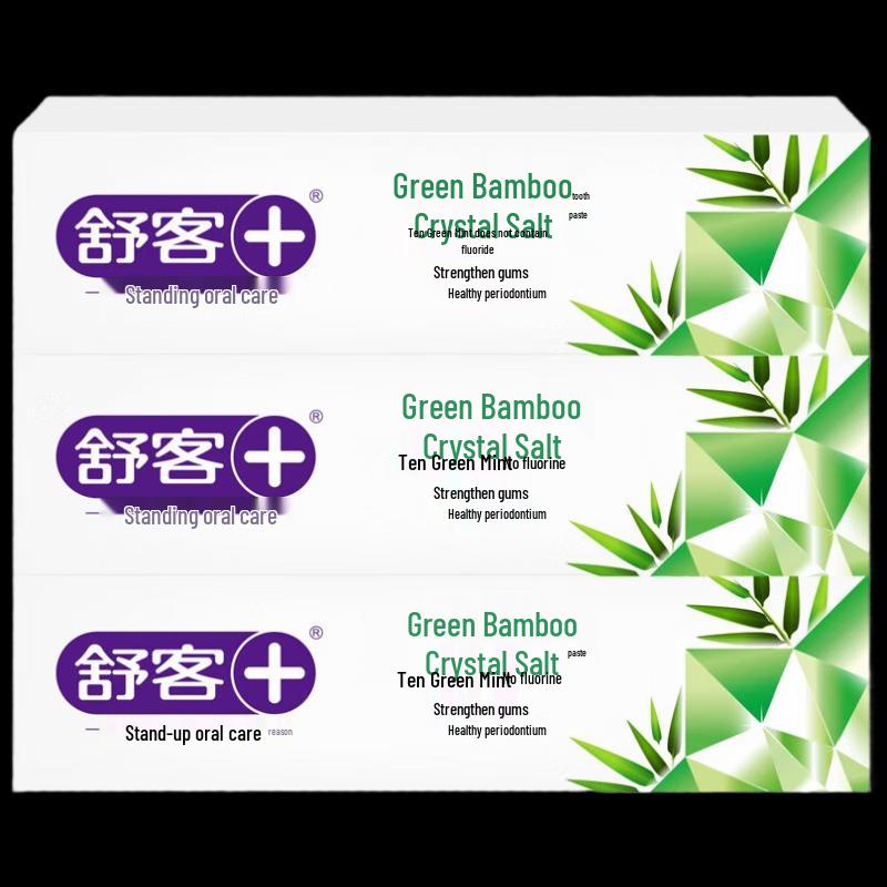 Shuke Green Bamboo Crystal Salt Fluoride-Free Toothpaste