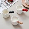 With Handle Ceramic Milk Jug Heat-resistant Coffee Extraction Cup Exquisite Small Milk Jar  Spice