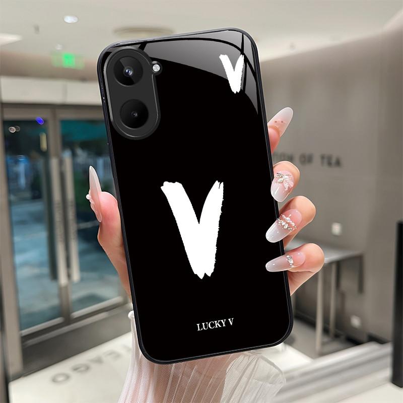 Case For Realme 10 Pro Plus 4G 5G Lucky Letters Back Cover Capa For Realme10 10Pro 10Pro+ Tempered Glass Soft TPU Protect Fundas