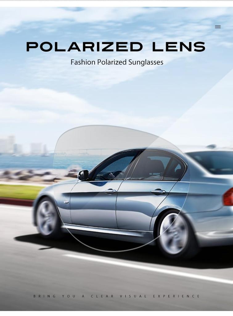 Photochromic Sunglasses for Polarized Large Photochromic Day and Night B1229 [FEISEDY] Men, UV400, Sports, Golf, Driving, Sunglasses, Size, Lens,