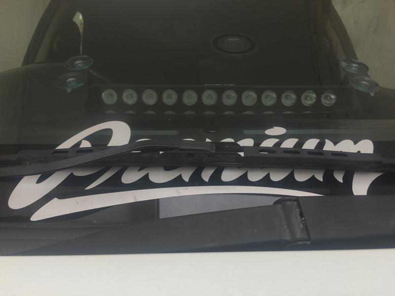 Polizeiwarnleuchte Auto LED Blinksignalleuchte Windschutzscheiben-Blitzlicht Auto LKW Notlicht 12LEDs 16 Blinkmodi 12V