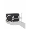CARMATE Car Drink Holder Table Type Leather Look/Chrome FC141