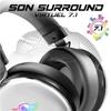 Casque gaming - spirit of gamer - xpert h700 - son 7.1 - led rgb - blanc