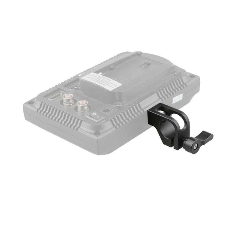 Morsetto Singolo per Barra in Alluminio da 19mm Supporto per Barra Fotocamera Con Vite Filettata da 1/4 di pollice-20 Accessori per Installazione Miglioramento Domestico