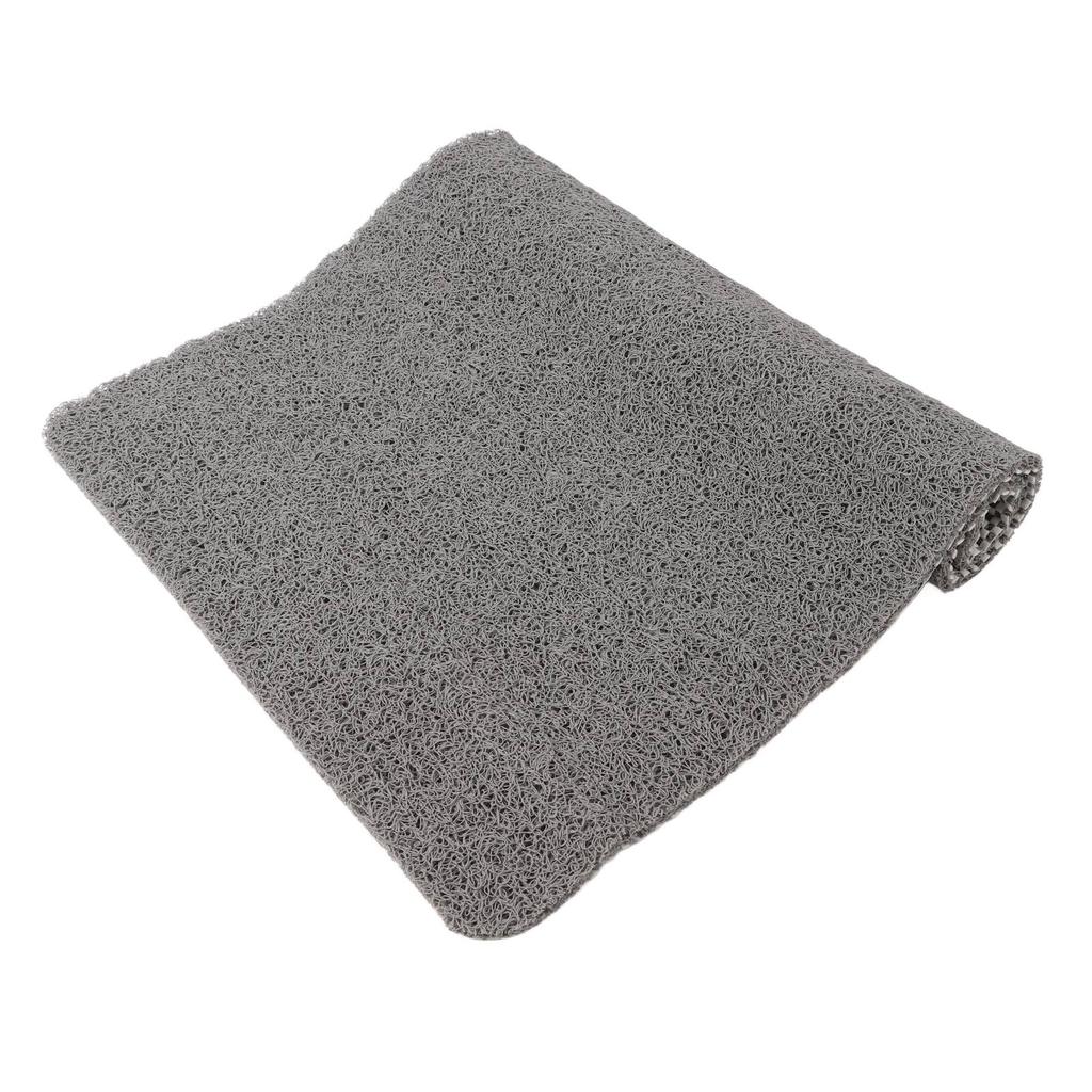 Wewnętrzna Mata Antypoślizgowa PVC Teksturowana Mata do Wanny Prysznica Wodoodporna Szara Mata Łazienkowa