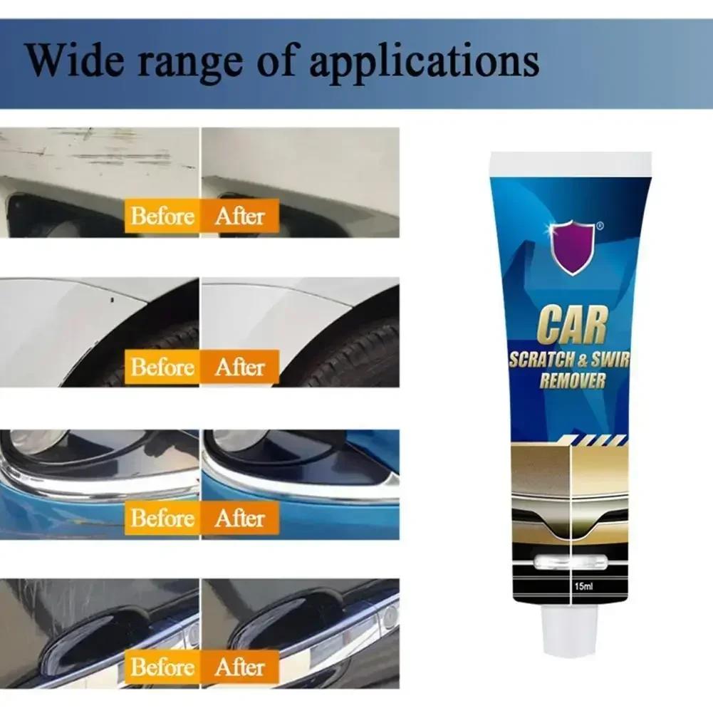 Car Scratch Repair Polishing Wax Sponge Body Compound Cream Wax Car Body Compound Scratch Remover 15/60ml