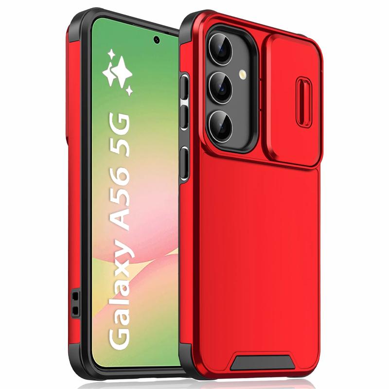 

Camera Protection Armor Matte Phone Case For Samsung A56 5G A16 A54 A36 A55 A35 A53 A15 A14 Shockproof Cover Phone Accessories Galaxy A14 красный