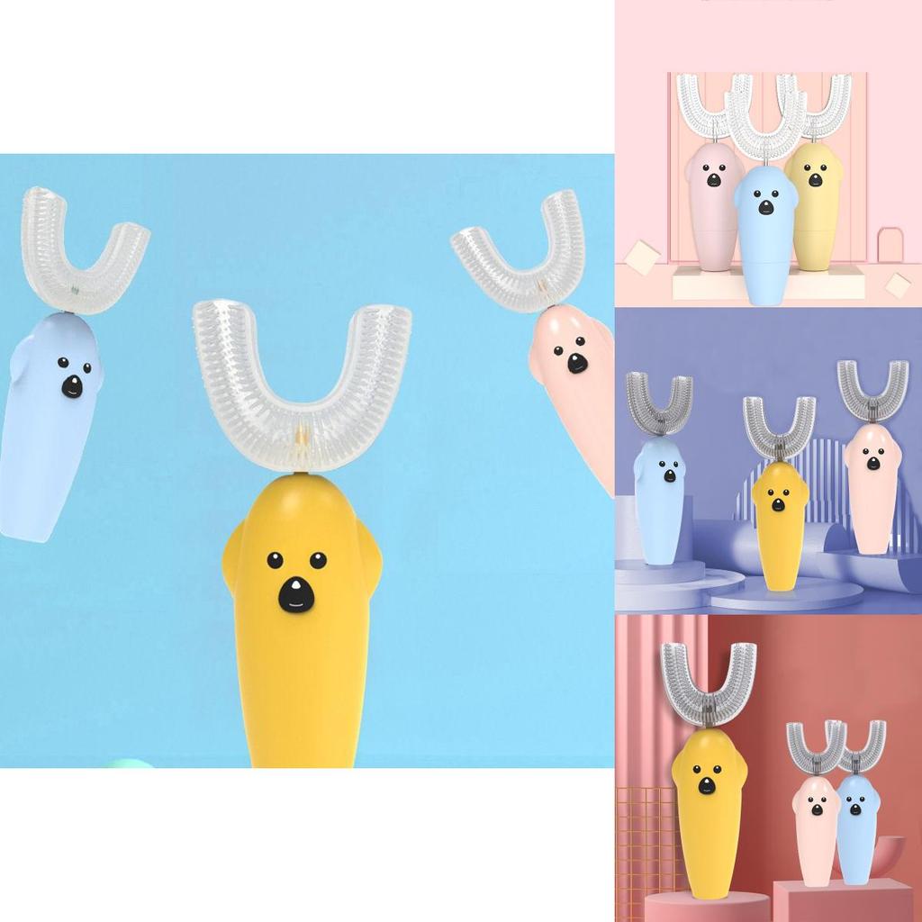 Gentle Electric Toothbrush For Kids Featuring Safe Silicone Design And Automatic Functionality