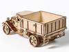 Hallisun 3D Wooden Truck Car Wood DIY Assembly Mechanical Truck Assembly Miniature Wooden Car Birthday Gift for Women and Ages 246 Pieces Puzzle, 3D