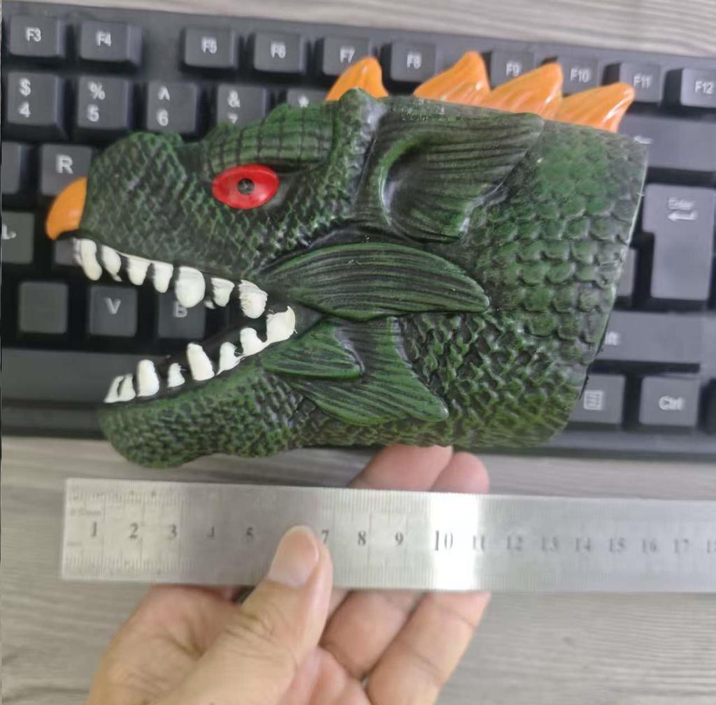 Hand Puppets Dinosaur Head Model Toy T-Rex Dino Jurass Shark Park Dolls Dinosaur Worlds Soft Plush Toy for Boys Kids Gifts
