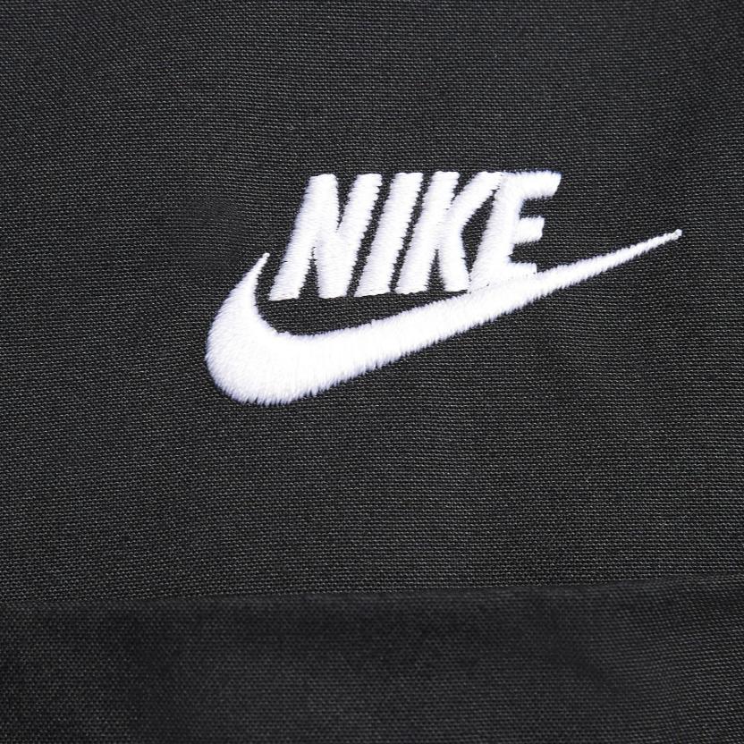 Nike Kulüp Kısa Kollu Oxford Düğmeli Gömlek Erkek gömlekleri Siyah FN3902-010