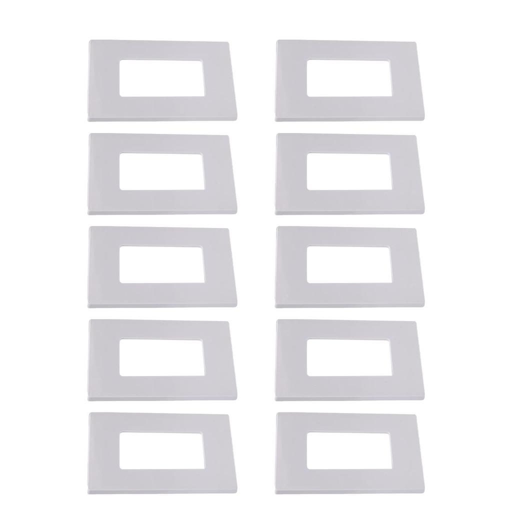 10 Sets Snap On Mount Fit for Leviton 80301 SW Decora Plus 1 Gang Wallplate Mounting Bracket Kit
