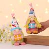 Cross New Faceless Gnome Rudolph Valentine's Birthday Doll Window Display Ornament.