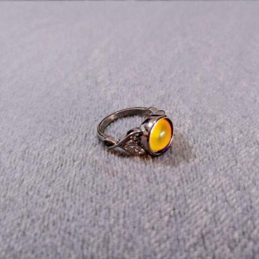 Size 5-10 Jewelry New Fashion Luminous Temperature Control Color Change Rings Mood Ring