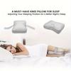 Memory Foam Knee Pillow for Pregnant Women – Adjustable Leg Support with Straps