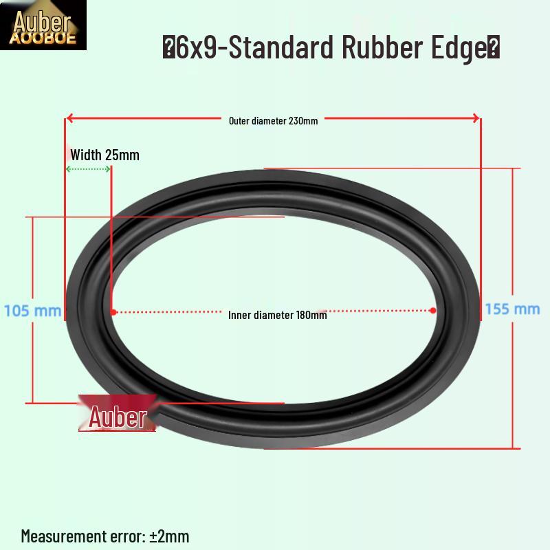 Rubber Edge Rings for Speakers: 6.5, 8, 10, 12 Inch
