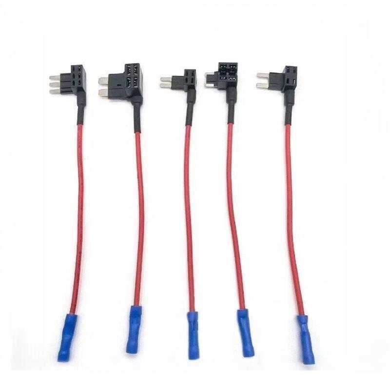 12V 24V Car Add-a-circuit TAP Fuse Holder Adapter 1Pcs MINI Small Medium Size Plug and Play for Auto Electrical Equipment Installation