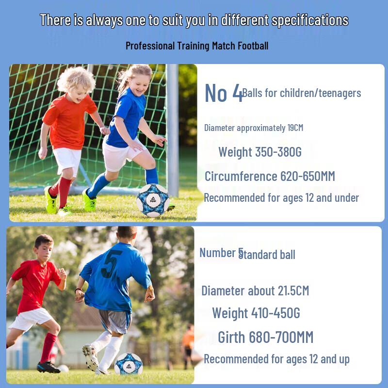 Peak Size 4 Training & Match Football