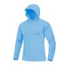 In Stock Men's UPF50+ Hooded Sun Protection Fishing Hoodie