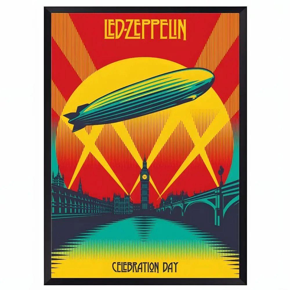

Led Zeppelin Band Metal Posters Living Room Bar Office Decor