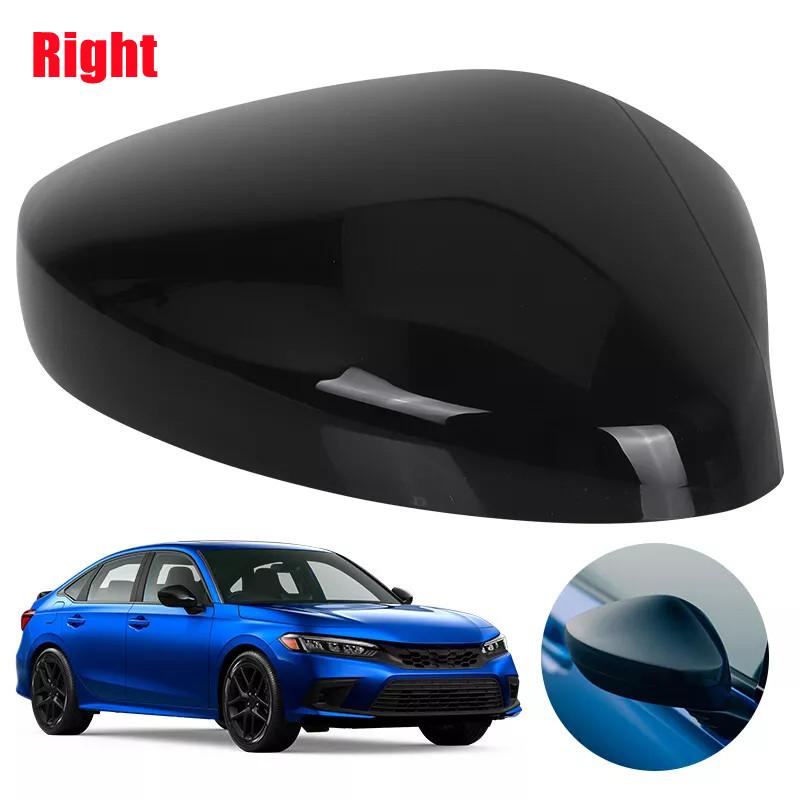 

Rearview Mirror Cap Side Mirror Cover Exterior Wing Case Trims Car Replacement Accessories For Honda Civic 2024 Black Right