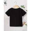 European sizes Sweet Messenger with Cute Face Boys' New Casual Short-sleeved T-shirt for Summer Children's Round Neck Clothing Printed T-shirt