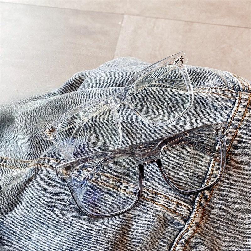 2PCS Anti Blue Light Glasses Frame For Men Women Transparent Round Optical Eyeglass Computer Blue Blocking Eyewear