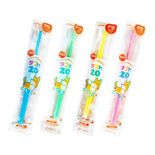 

Oral Care/Dental: Tuft 20 PS Toothbrush, 25-Piece, Premium Soft, Assorted Colors (4 Colors) for Mixed Dentition (Ages 6-12)