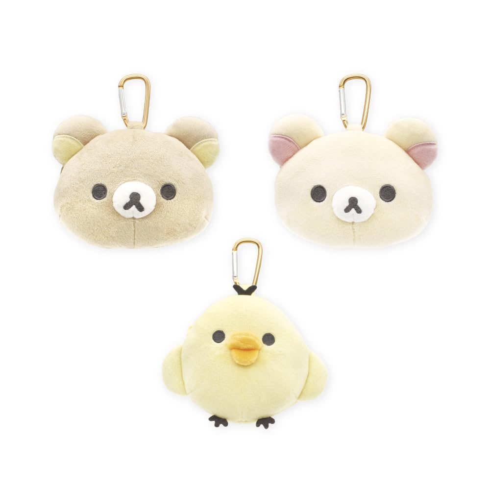 Rilakkuma Carabiner Plush Zipper MC Kiiroitori