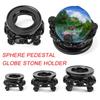 Resin Home Decor Globe Stone Holder Display Stand Crystal Ball Base Fixed Seat Sphere Pedestal