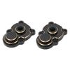 2PCS RC Front Rear Portal Axle Door Side Gear Cup Cover RC Front Rear Axle Parts for FMS 124 FCX24