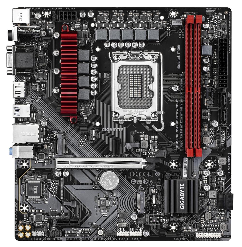 GIGABYTE B760M GAMING AC DDR4 GEN5 Motherboard B760M G AC D4 GEN5 MB6764 Micro-ATX