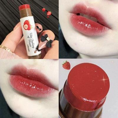 1ks rtěnka pro změnu barvy přirozenou teplotou Ovocný balzám na rty Hydratační výživný lesk na rty Make-up Kosmetika
