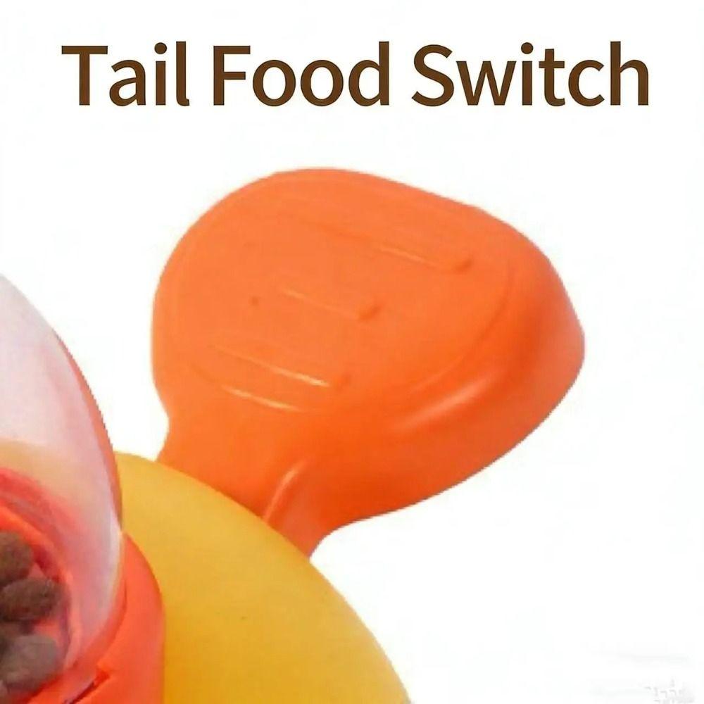 Fashion Little Yellow Duck Pet Leaking Device Cartoon Anti-slip Automatic Pet Feeder Puppy Leaking Pet Supplies