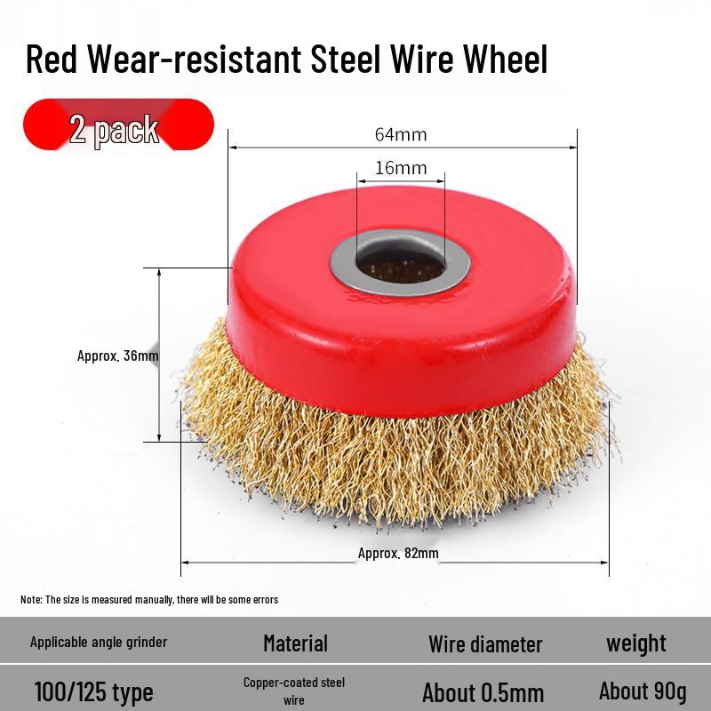 Rust Removal Steel Wire Brush Head for Angle Grinder