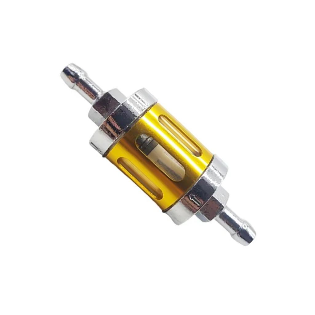 Oil Filter Strong Strength Metal Golden Powerful Filtering Stain Resistant Rust Proof Fuel Filter