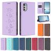 Leather Flip Case For Motorola Moto E40 E32s E32 E30 E22i E22 E20 E15 E14 E13 E7 Power  Magnetic Wallet Phone Cover