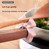 Kitchen Bowknot Silicone Pot Pan Spoon Holder Brush Rest Stand