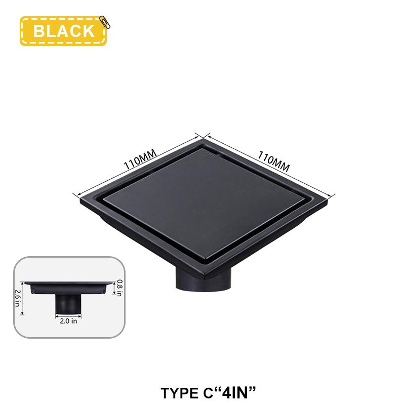 Sifon de Pardoseală Pătrat Inoxidabil Invizibil Deodorant Filtru de Gunoi Sifon Sifon de Pardoseală Duș Filtru de Apă Accesorii Baie