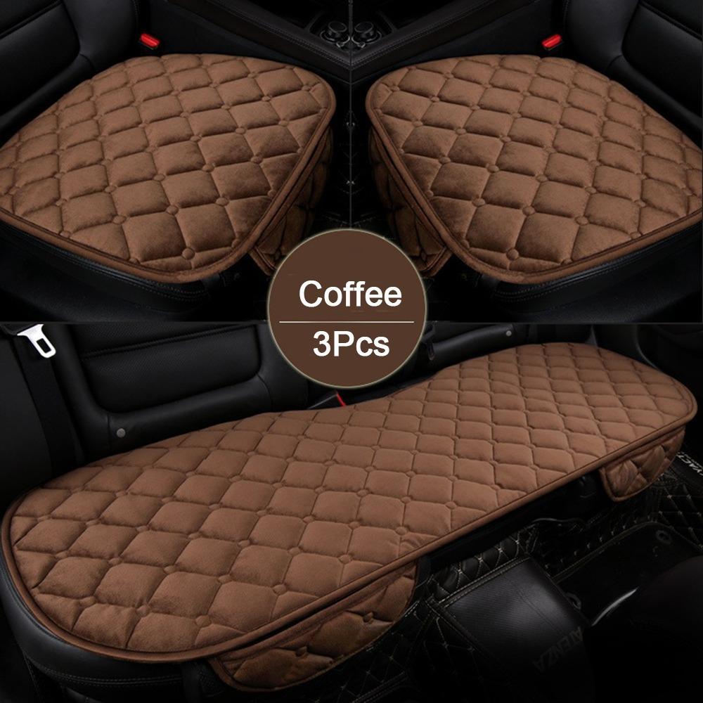 Plush Winter Car Seat Cover Anti-slip Auto Protector Mat Practical Auto Seat Cushion  Van