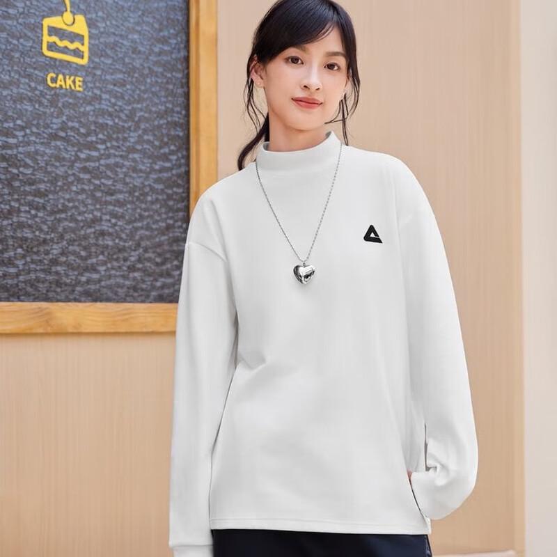 Peak Unisex Fleece-Lined Mock Neck Long Sleeve Sport Top DF654000