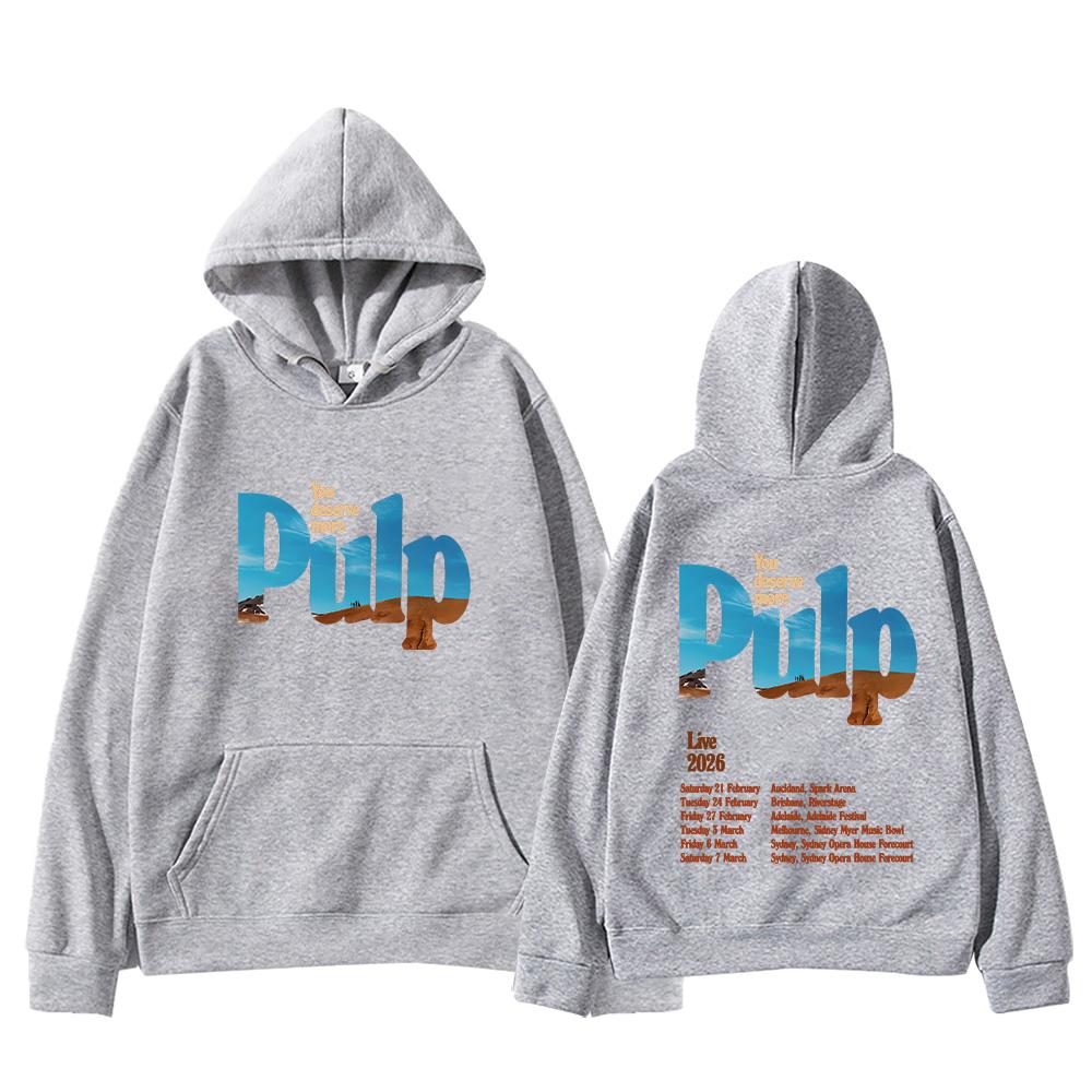 Pulp Rock Band Fashion Hoodies Pulp Live 2026 Graphic Clothes Women Men Casual Versatile Long Sleeve Pullovers Sweatshirts