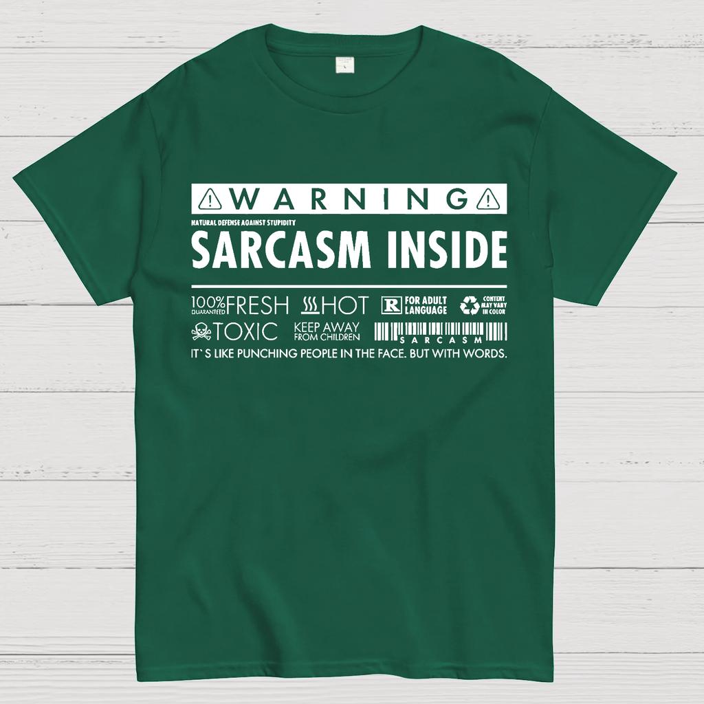 Sarcasm Inside Cotton Summer Casual Cool Loose T-Shirt